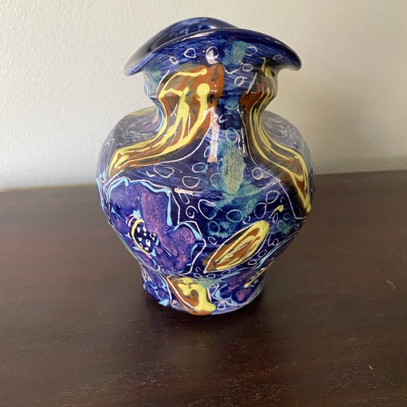 Unique Signed Art Pottery Vase - Picture 2 of 4